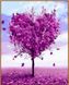 Раскраска по номерам Дерево любви (NB1218R) Babylon — фото комплектации набора