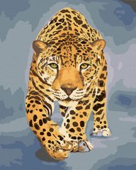 Картина по цифрам Грація леопарда (BK-GX45072) (Без коробки)