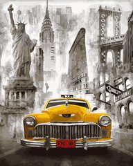 Картина по цифрам Нью-Йоркское такси (BK-GX23370) (Без коробки)
