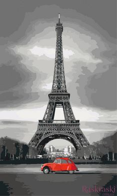 Картина по номерам Париж из прошлого (KH2147) Идейка фото интернет-магазина Raskraski.com.ua