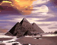 Картина по номерам Пирамиды Гизы (BK-GX21675) (Без коробки)