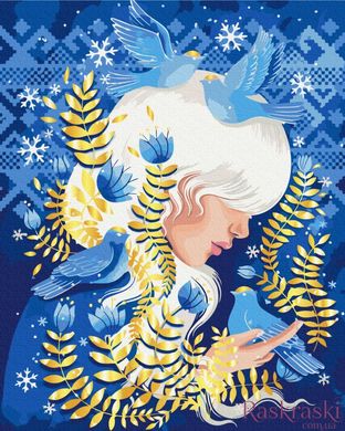 Картина за номерами Птахи зими © Поліна Скурихіна (BS53864) (Без коробки)