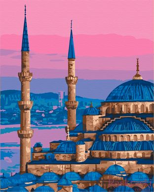 Картина по номерам Голубая мечеть. Стамбул (ACR-B-11225-AC) ArtCraft фото интернет-магазина Raskraski.com.ua