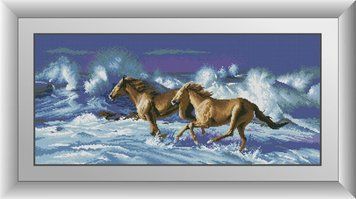 Алмазна вишивка По хвилях Dream Art (DA-30952) 37 x 81 см фото інтернет-магазину Raskraski.com.ua