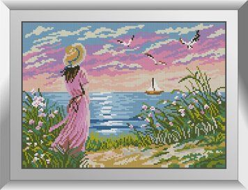 Картина стразами Встреча с мечтой Dream Art (DA-31152, Без подрамника) 28 x 39 см фото интернет-магазина Raskraski.com.ua