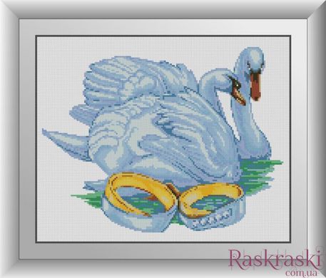 Набор алмазная вышивка Лебеди любви Dream Art (DA-30902, Без подрамника) фото интернет-магазина Raskraski.com.ua