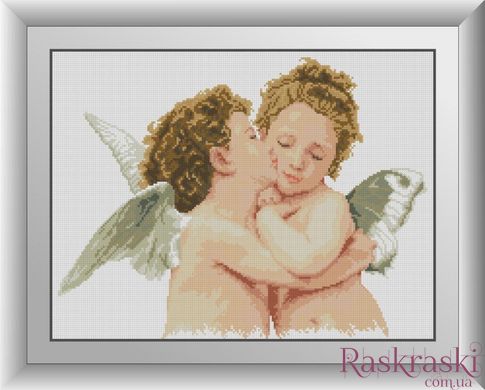 Картина из мозаики Ангелочки Dream Art (DA-31052, Без подрамника) фото интернет-магазина Raskraski.com.ua