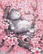 Малювання по номерам Кіт в квітучому саду (BRM35033) — фото комплектації набору