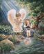 Картина алмазна вишивка Ангели біля струмка ТМ Алмазная мозаика (DM-138) — фото комплектації набору