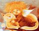Картина по номерам Кот с солнечным ангелом (BK-GX29250) (Без коробки)