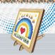 Набір алмазної вишивки Незламна - Україна ТМ Алмазна мозаіка (DMW-019) — фото комплектації набору