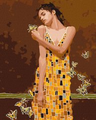 Картина по номерам В объятиях бабочек ©tolstukhin artem (KHO2600) Идейка (Без коробки)