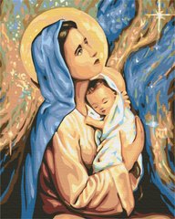 Картины по номерам Мария и Иисус (BS24165) (Без коробки)