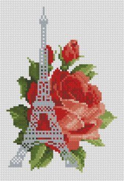 Картина мозаїка Ейфелева вежа (18 х 26 см) Dream Art (DA-31552) 18 х 26 см фото інтернет-магазину Raskraski.com.ua