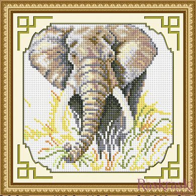 Картина з мозаїки Слон Dream Art (DA-30371) фото інтернет-магазину Raskraski.com.ua
