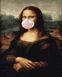 Картина за номерами Мона Ліза з жуйкою (PGX34821) Brushme Premium — фото комплектації набору