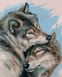 Раскраска по номерам Влюбленные волки (VP1129) Babylon — фото комплектации набора