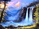 Алмазная вышивка Животные у водопада My Art (MRT-TN486, На подрамнике) — фото комплектации набора