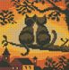 Набор алмазная вышивка Коты на закате ТМ Алмазная мозаика (UA-004, Без подрамника) — фото комплектации набора