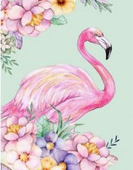 Алмазная вышивка Фламинго в цветах Диамантовые ручки (GU_178763, Без подрамника) фото интернет-магазина Raskraski.com.ua