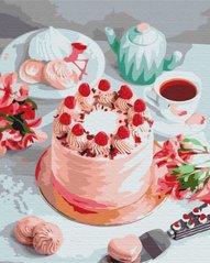 Картина по номерам Розовый десерт (BS52633) (Без коробки)
