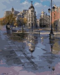 Картина по номерам В Мадриде после дождя (BK-GX43448) (Без коробки)