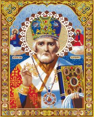 Картина по номерам Икона Святого Николая (BK-GX34522) (Без коробки)