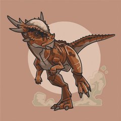 Картина за номерами Пахіцефалозавр (ACR-15010-AC) ArtCraft (Без коробки)