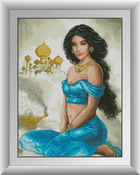 Картина из страз Жасмин Dream Art (DA-30774, Без подрамника) 45 х 60 см фото интернет-магазина Raskraski.com.ua