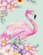 Алмазная вышивка Фламинго в цветах Диамантовые ручки (GU_178763, Без подрамника) — фото комплектации набора