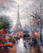Картина за номерами Французька вуличка (AS0035) ArtStory — фото комплектації набору