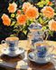 Картина за номерами Чаювання в саду ©art_selena_ua (KH5683) Ідейка — фото комплектації набору
