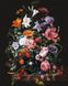 Раскраски по номерам Ваза с цветами и ягодами © Jan Davidsz. de Heem (KH3208) Идейка — фото комплектации набора