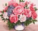 Картина за номерами Квіткова краса ©art_selena_ua (KH3255) Ідейка — фото комплектації набору