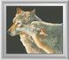 Алмазная вышивка Поцелуй волка (полная зашивка, квадратные камни) Dream Art (DA-30222, Без подрамника) — фото комплектации набора