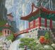 Набір алмазної мозаїки Пагода у горах (50 х 55 см) Dream Art (DA-31816) — фото комплектації набору