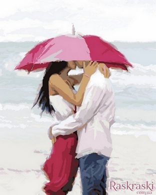 Картина за номерами Поцілунок на березі океану (VP771) Babylon фото інтернет-магазину Raskraski.com.ua
