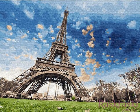 Картина по номерам Небо Парижа (BRM29440) фото интернет-магазина Raskraski.com.ua