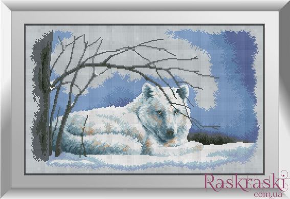 Алмазная техника Волк в снегу Dream Art (DA-31154, Без подрамника) фото интернет-магазина Raskraski.com.ua