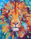 Картина по номерам Красочный лев (BRM36019) — фото комплектации набора
