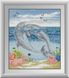 Алмазна мозаїка Пара дельфінів Dream Art (DA-30718) — фото комплектації набору