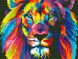 Алмазна вишивка Райдужний лев Rainbow Art (EJ1232) — фото комплектації набору