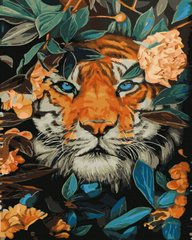 Картина по номерам Тигр в джунглях (BRM44819) фото интернет-магазина Raskraski.com.ua