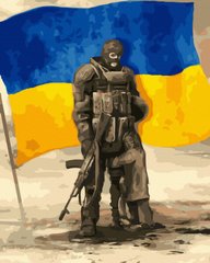 Картини за номерами Захисник України (NIK-T00111) фото інтернет-магазину Raskraski.com.ua