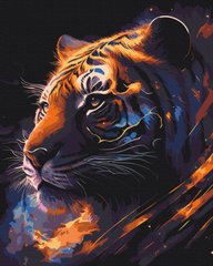Рисование по номерам Тигр Зодиак (BS53691) (Без коробки)