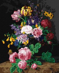 Раскраска по номерам Цветочный аромат ©Henriette Geertruida Knip (KHO2048) Идейка (Без коробки)