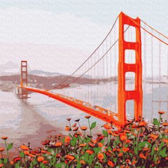Картина за номерами Ранковий Сан-Франциско (KHO3596) Идейка (Без коробки)