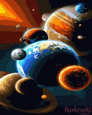 Картина за номерами Парад планет (BK-GX41850) (Без коробки)