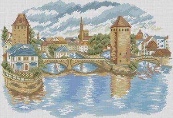 Алмазна живопис Страсбург (37 х 56 см) Dream Art (DA-31712) 37 х 56 см фото інтернет-магазину Raskraski.com.ua