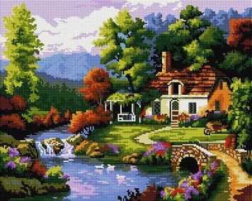 Картина алмазами Будинок моєї мрії ColorArt (CLR-SP004) 40 х 50 см фото інтернет-магазину Raskraski.com.ua